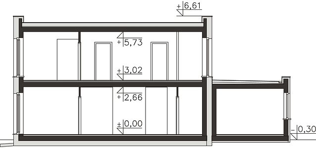 Фасад дома FAE-2569-76 Фасад дома FAE-2569-76